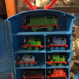 Thomas the Train Carrying Case & Trains